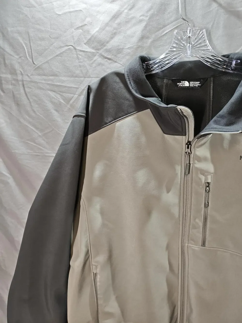 North Face Jacket Mens XL WindWall Softshell Full Zip Hiking Outdoors